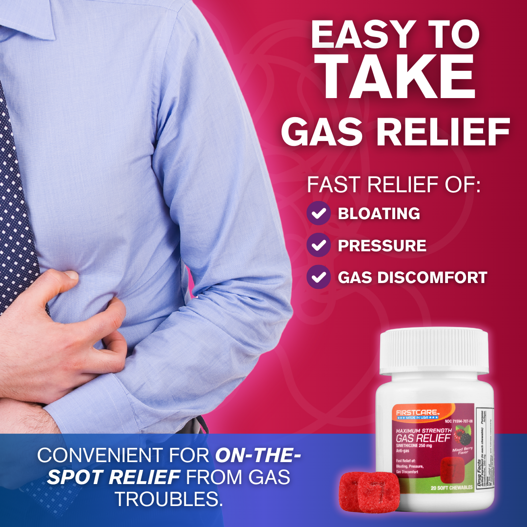 Get fast relief of bloating, pressure and gas discomfort from gas relief soft chewables