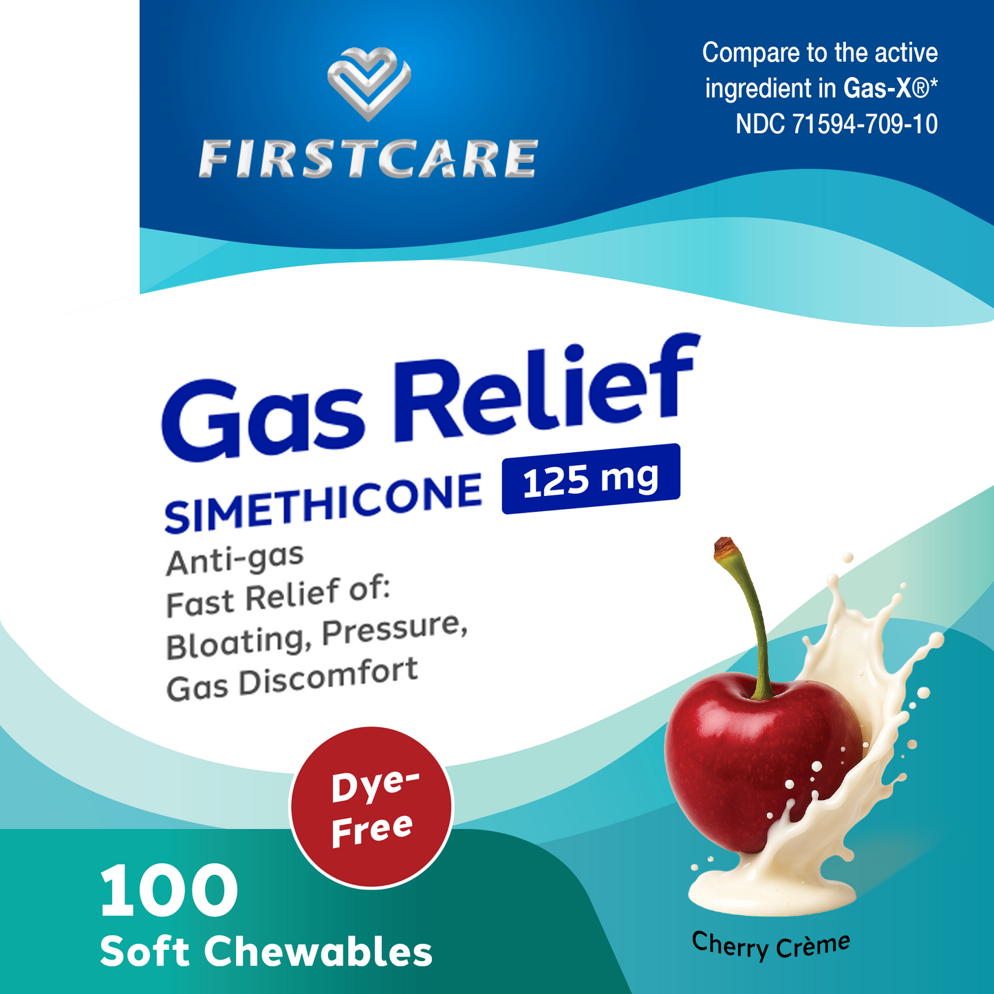 Simethicone 125 mg - Cherry Crème