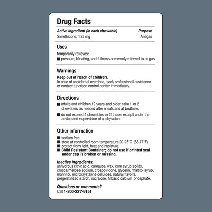 Simethicone 125 mg - Cherry Crème